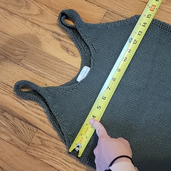 Lucky Brand knit tank green small - Picture 3 of 7